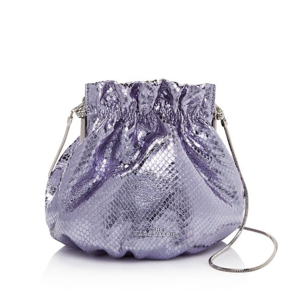 Marc Jacobs The Soiree Leather Crossbody/Clutch Bag in lavender